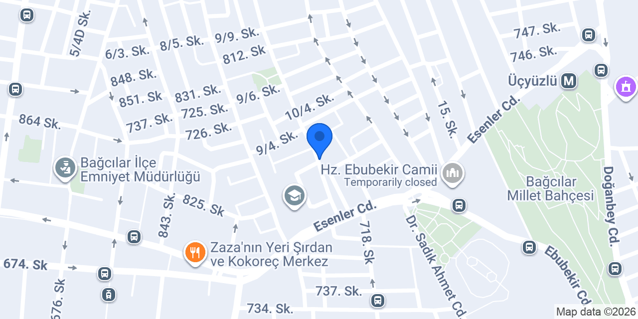 Çelik tesisat bağcılar konumu