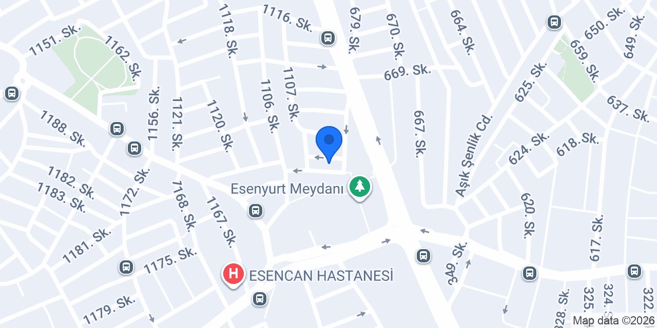 DAB Hotel Esenyurt konumu