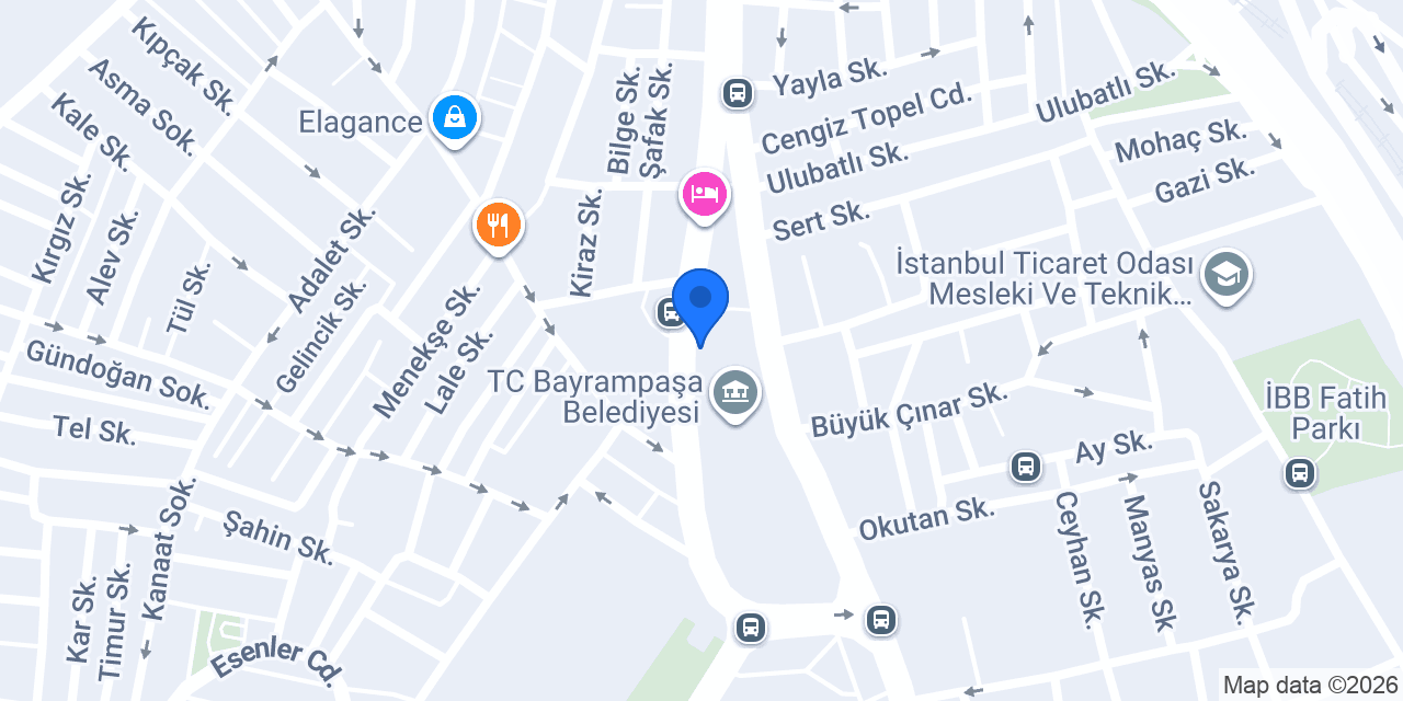 TEB Bayrampaşa Şubesi konumu