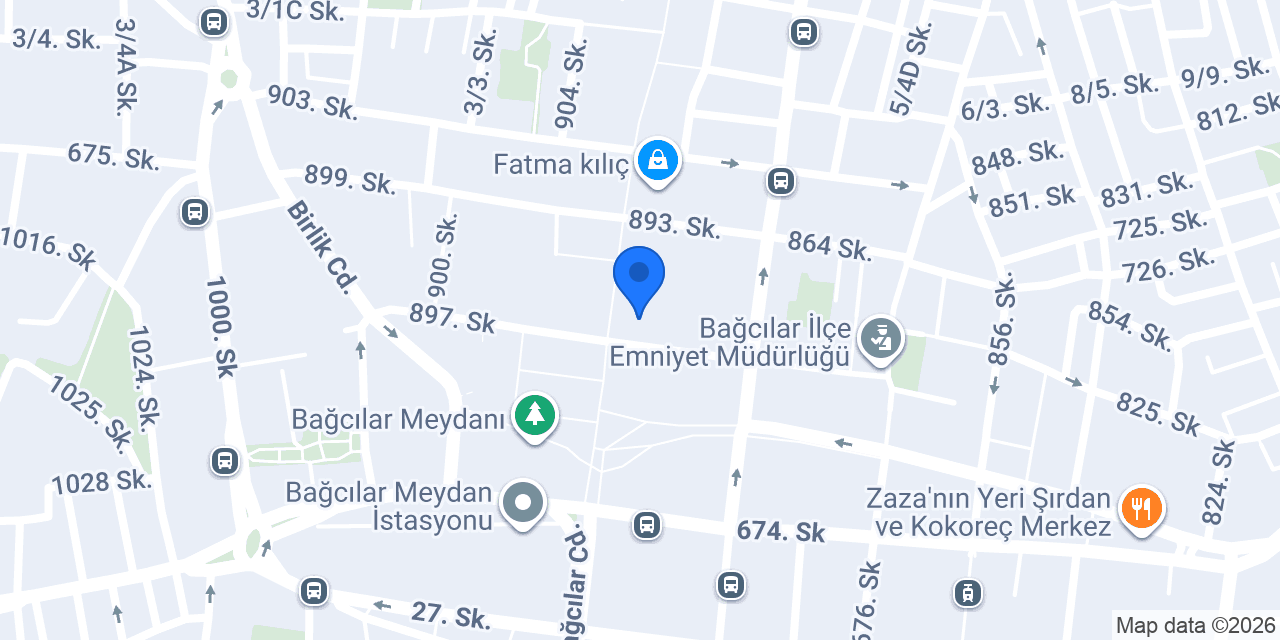 BAĞCILAR MEYDAN BÜFE konumu