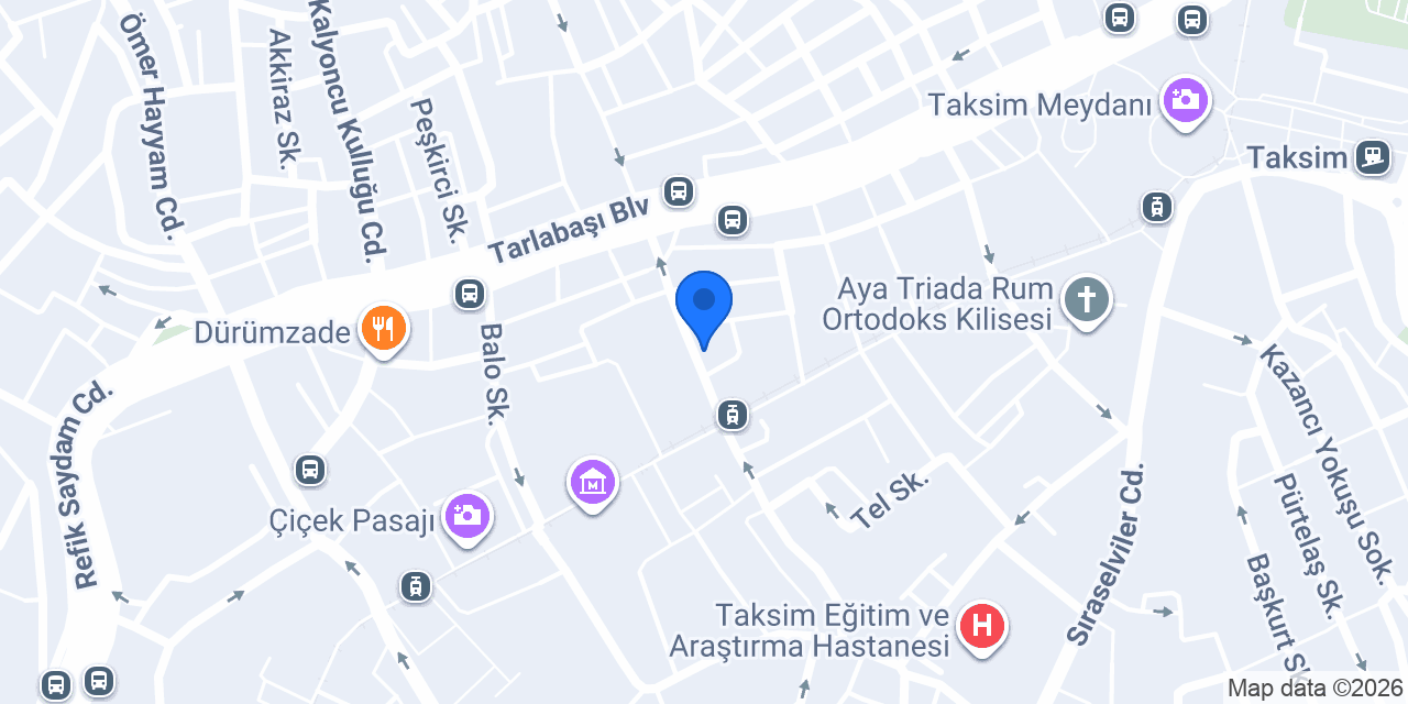 Cross Stüdyoları konumu