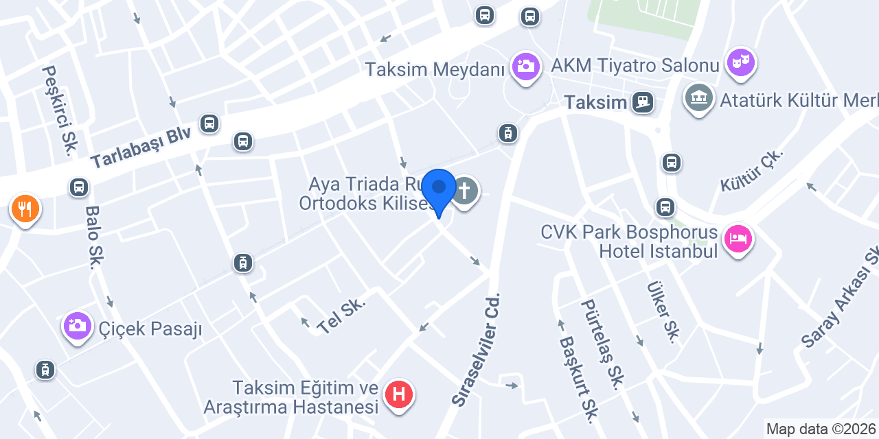 RUM CEMAAT VAKIFLARI DESTEKLEME DERNEĞİ konumu