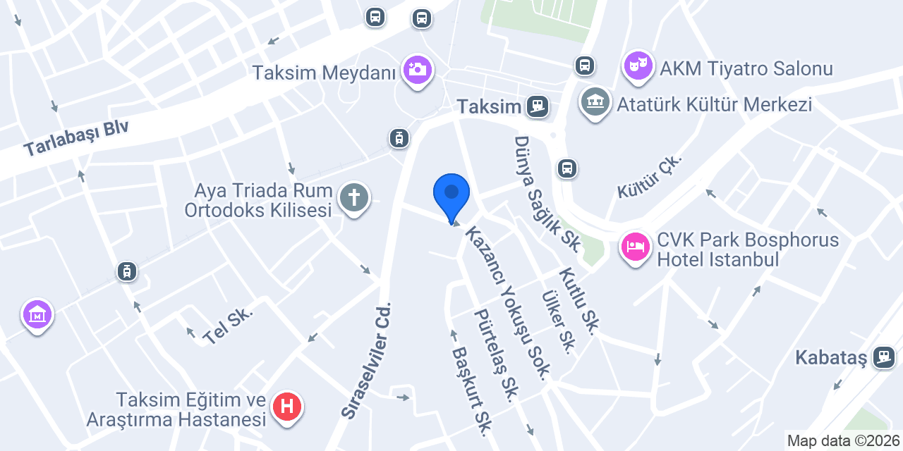 Taksim Luggage Storage konumu