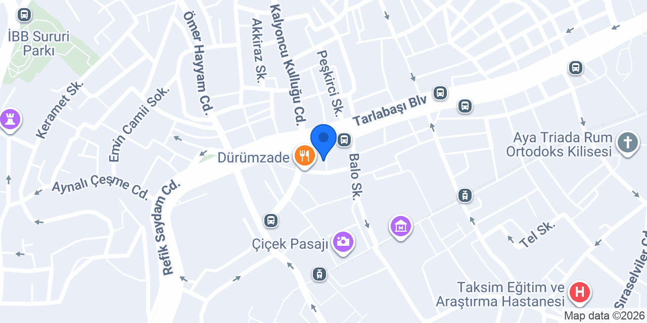 Sefahat Yeni Nesil Meyhane konumu