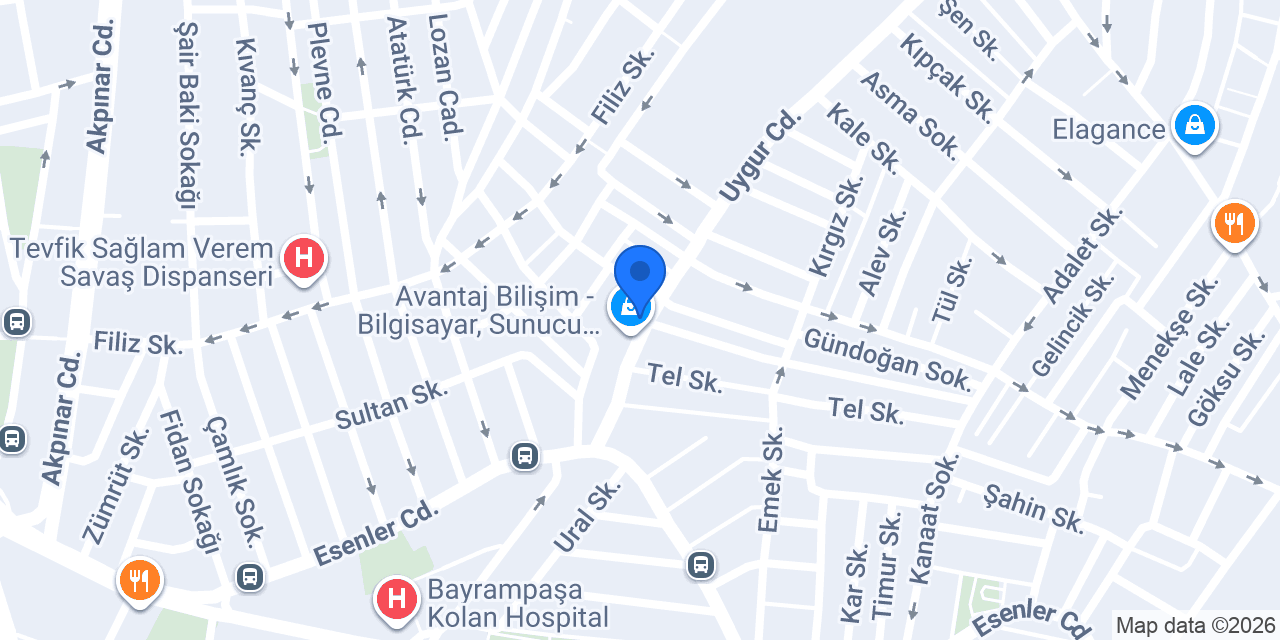 Kılıç Mobilya konumu
