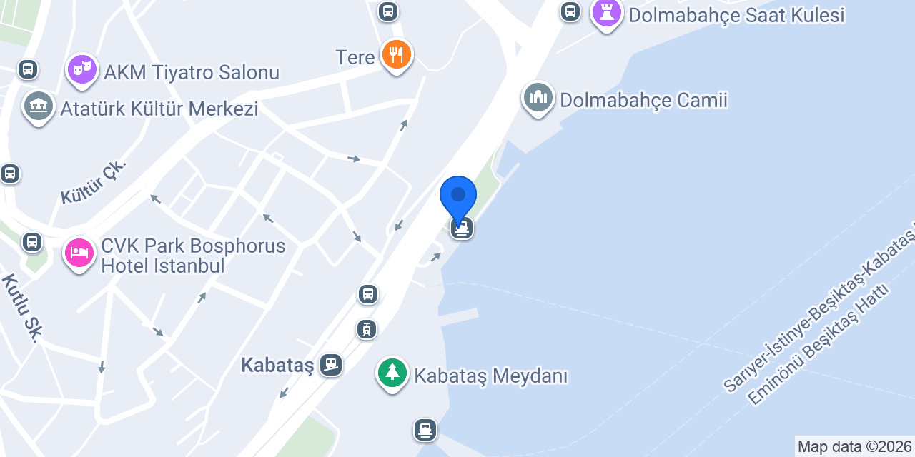 53 Kabataş konumu
