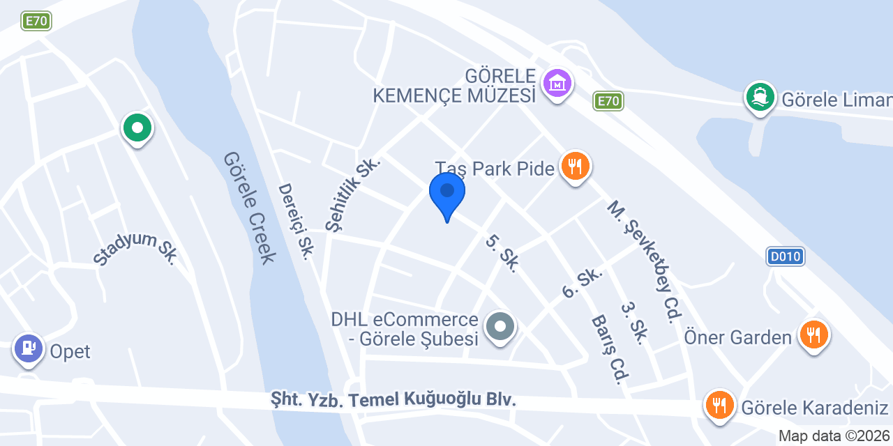 Görele Şehit Ahmet Köroğlu Ortaokulu konumu