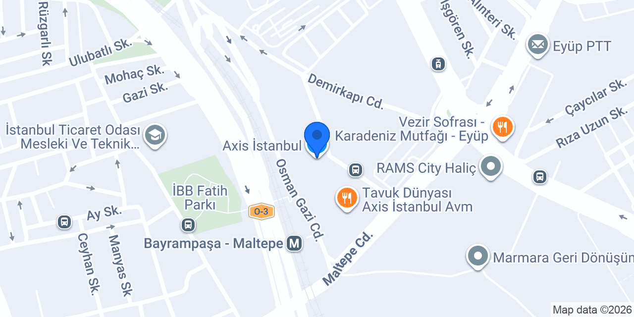 Axis İstanbul konumu