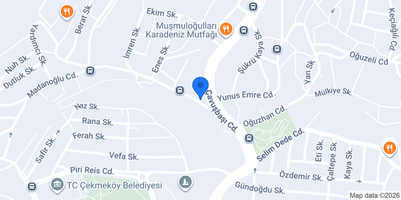 Bimtaş Market konumu