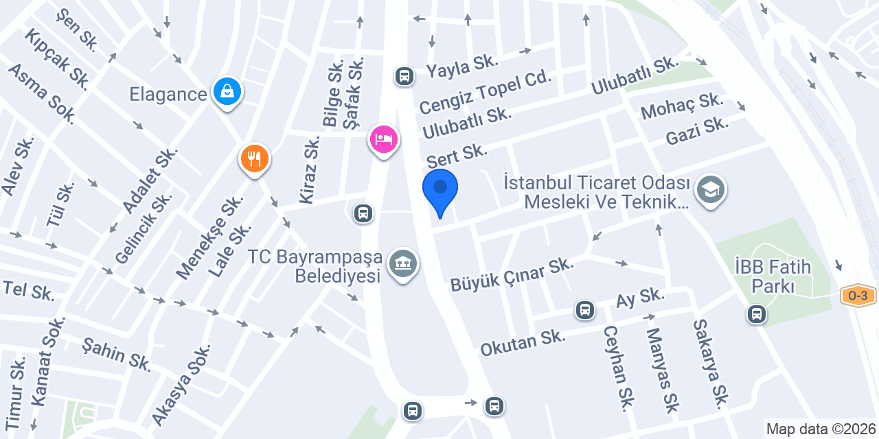 Seyran Bayrampaşa konumu