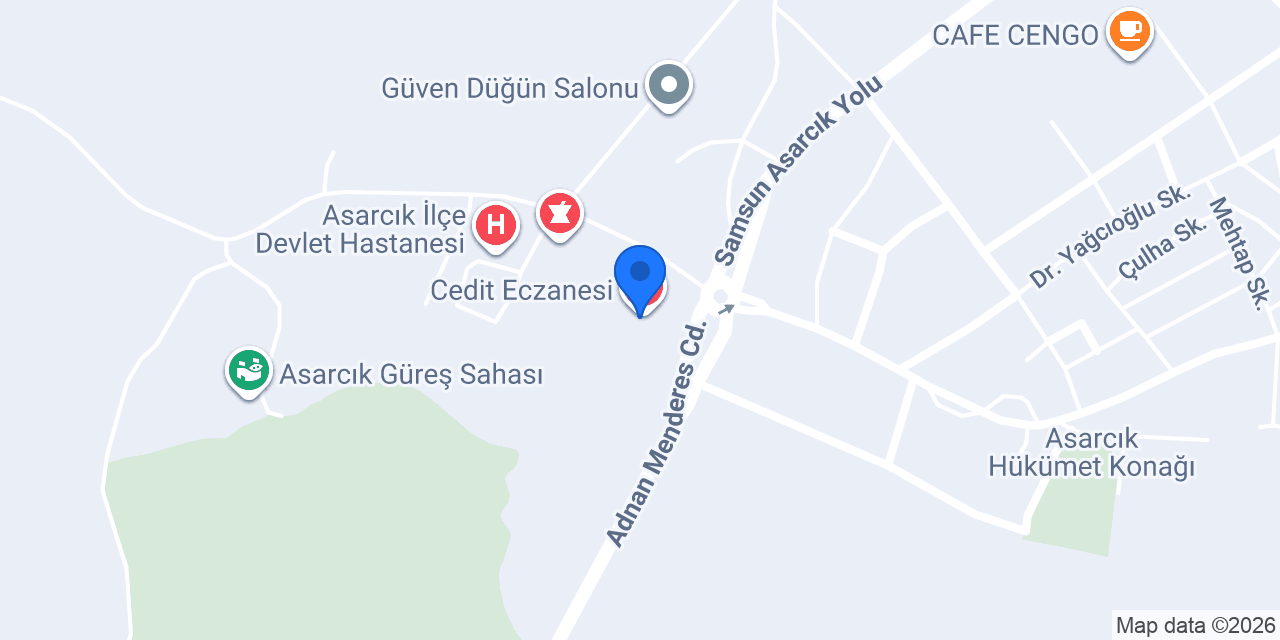 Cedit Eczanesi konumu