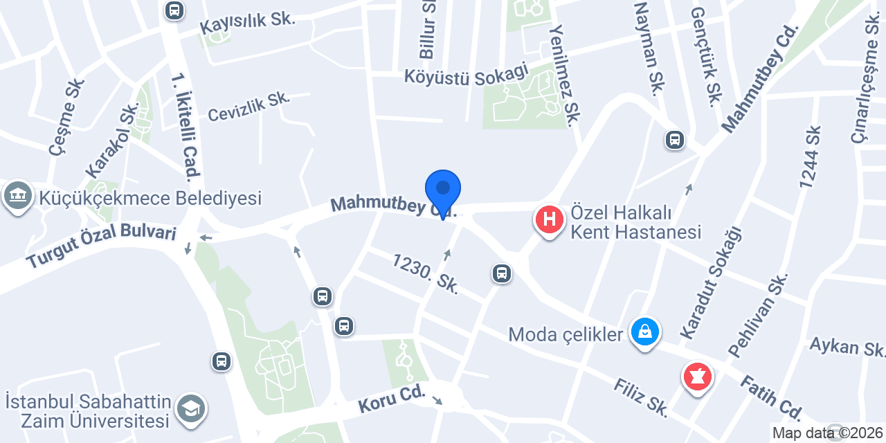 Halkalı Çiçekçilik konumu
