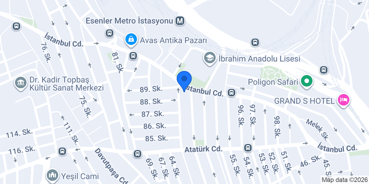 Barutcu Motorlu Araçlar konumu
