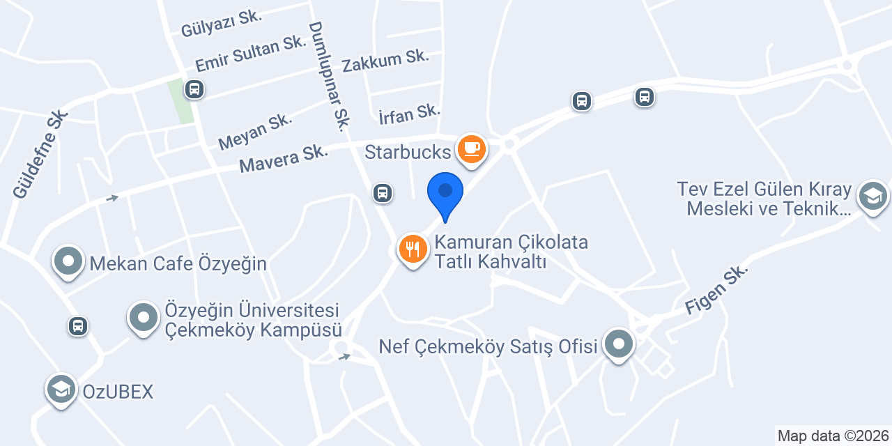 BLAK Coffee Co. Özyeğin konumu