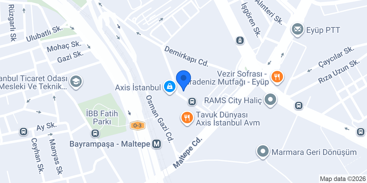 Demofan İstanbul konumu