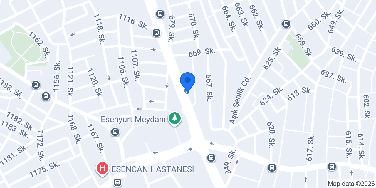 Esenbey Sürücü Kursu konumu