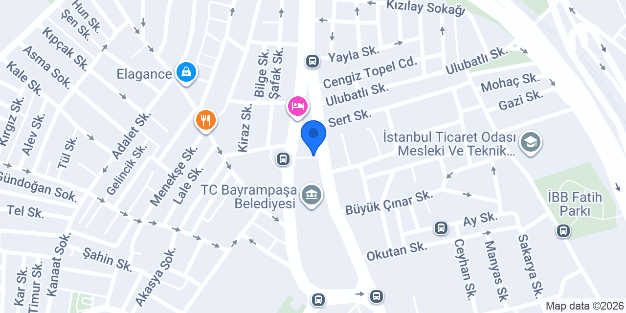 Bayrampaşa çilingir konumu