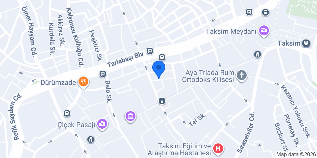 Çamaşırhane Dry Clean konumu