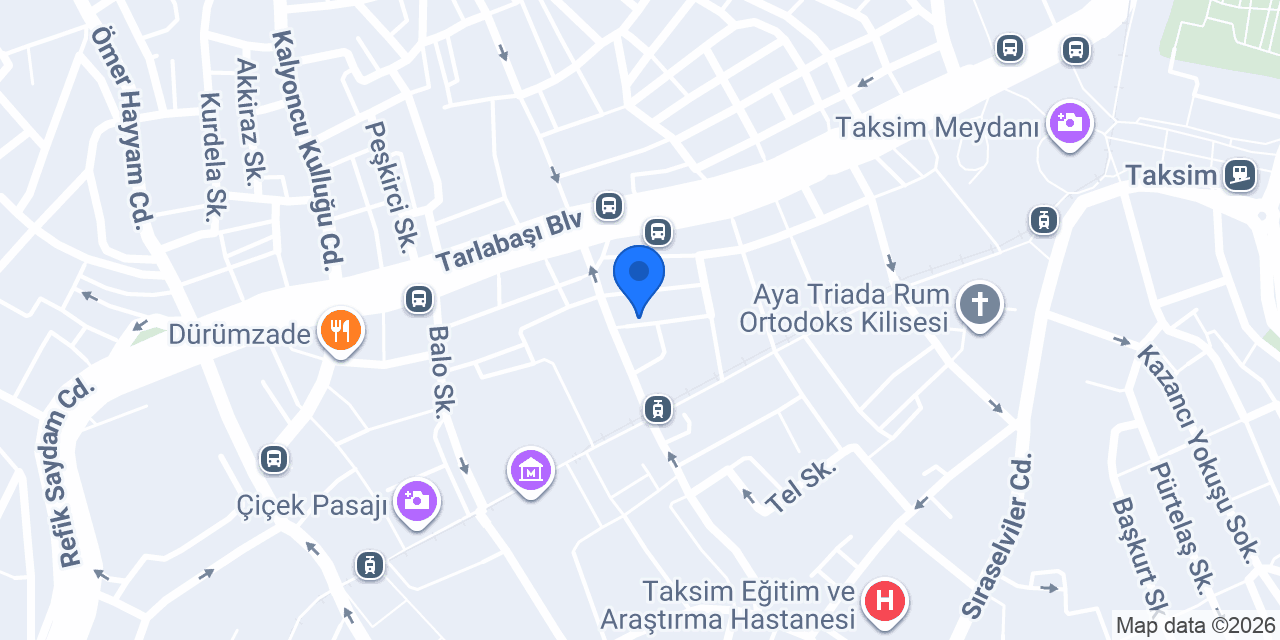 AYSA Hotel konumu