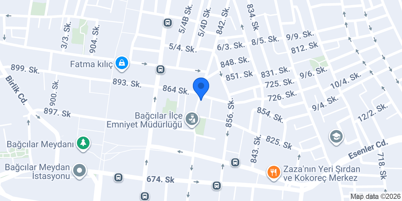 Merkez Şifa Eczanesi konumu