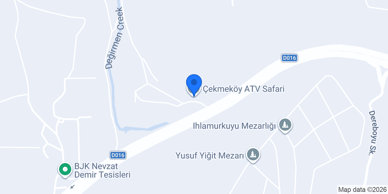 Çekmeköy ATV Safari konumu