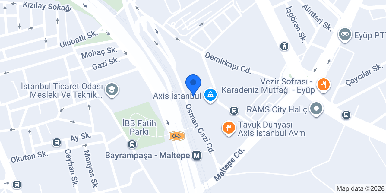 Saat Kulesi Axis İstanbul konumu