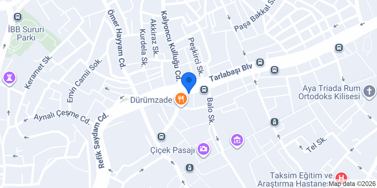 Kebapçı Nazım konumu