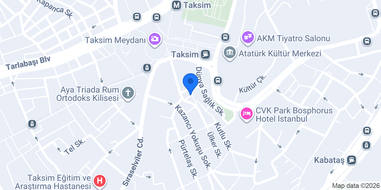 Mert Otopark konumu