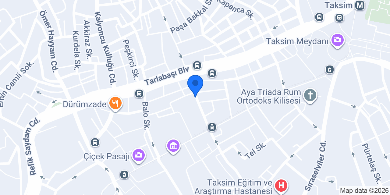 Atif Yilmaz Sokağı konumu