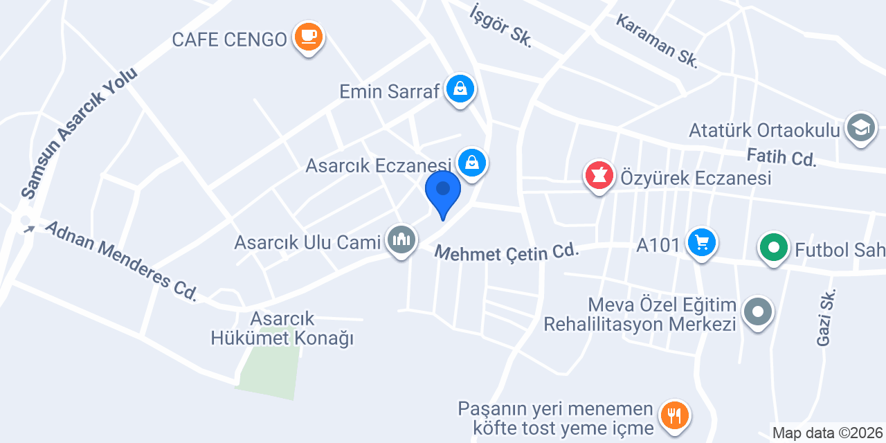 Murat Kafe restoran konumu