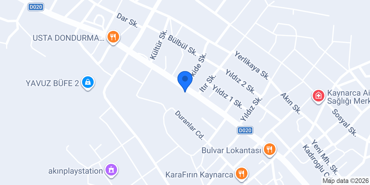 Kartal Mobilya konumu