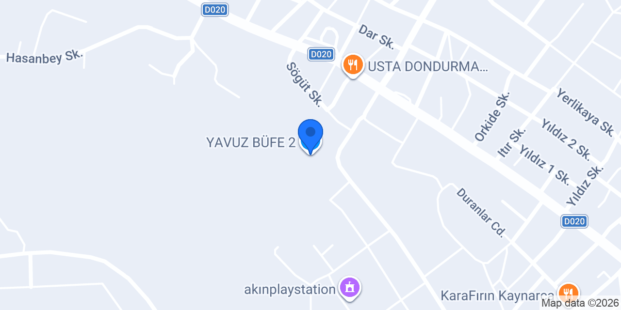 YAVUZ BÜFE 2 konumu
