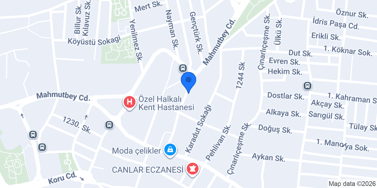 Gaziantep Kebap Evi konumu
