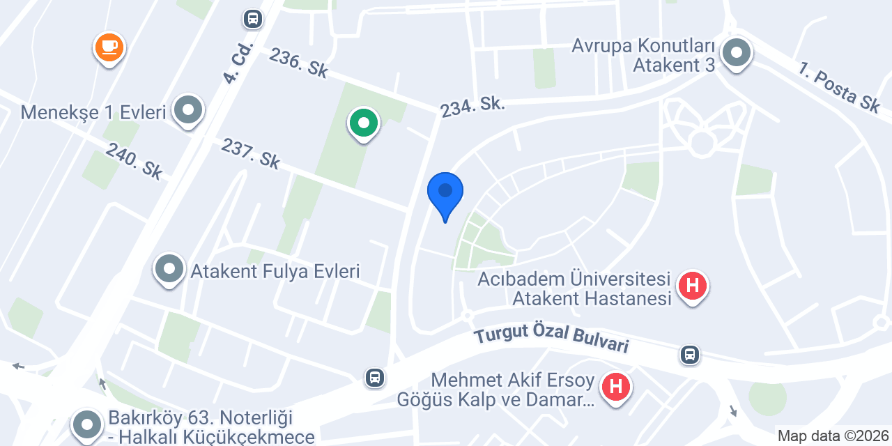 Op. Dr. Ayberk Çakır konumu
