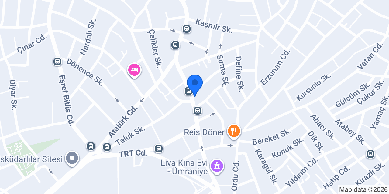 Ümraniye 7-24 Tekel konumu