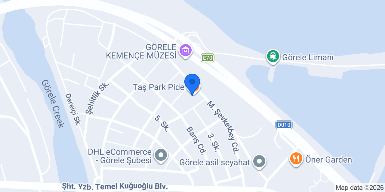 Taş Park Pide konumu