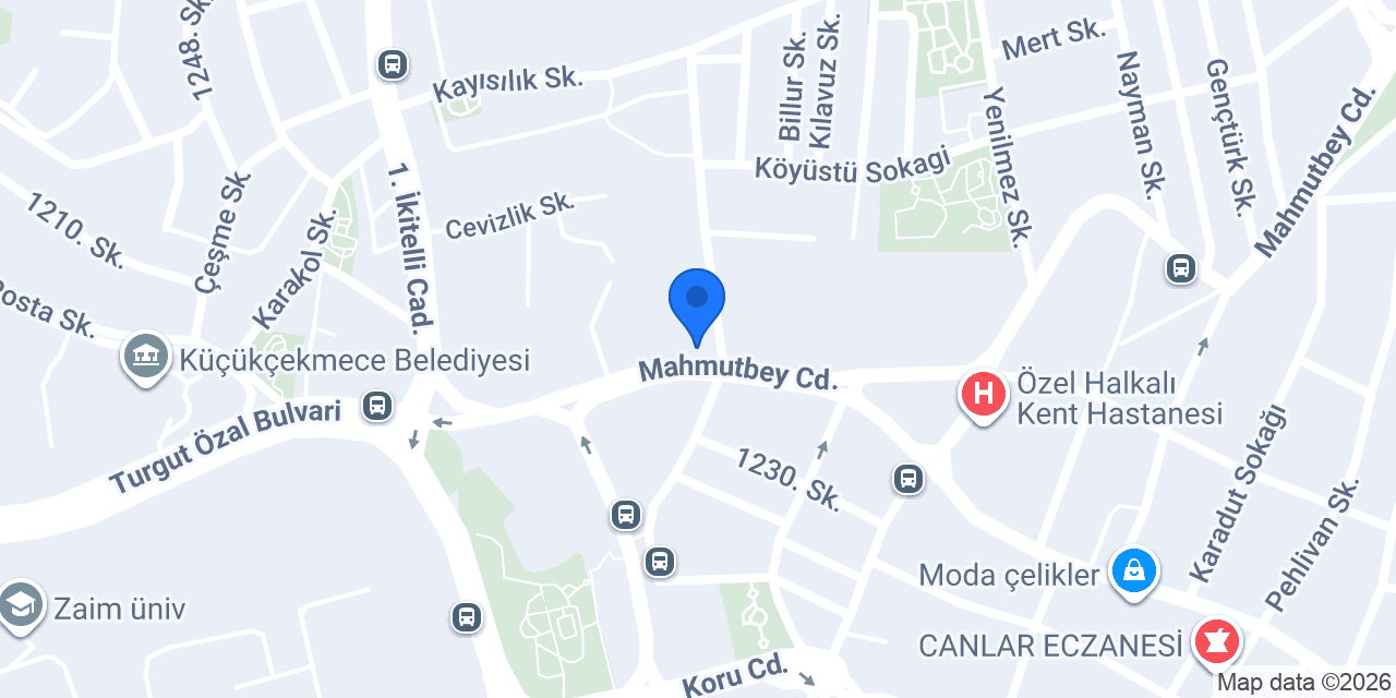 Mavi Sofra (Halkalı) konumu