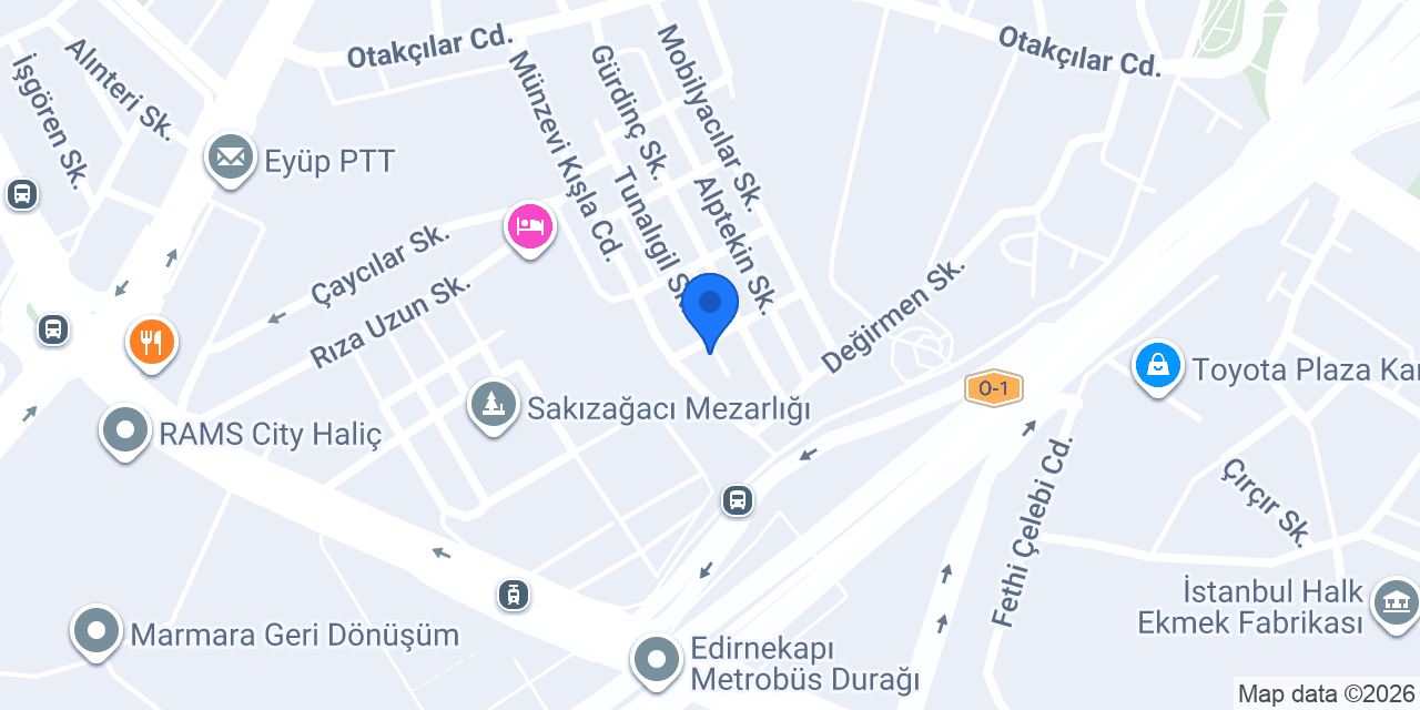 Eyüp Modesa Mobilyacılar Sitesi konumu