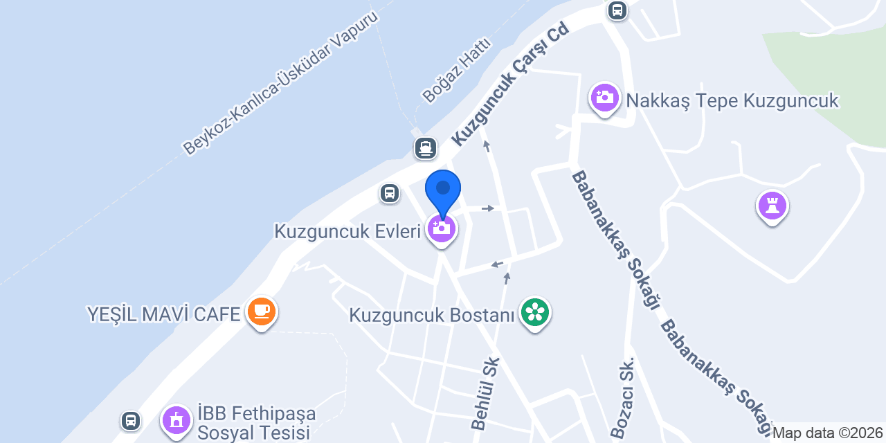 Flân Bakery & Coffee Kuzguncuk konumu