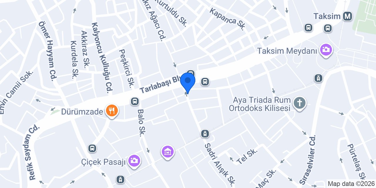 Sakızağacı Taksi konumu