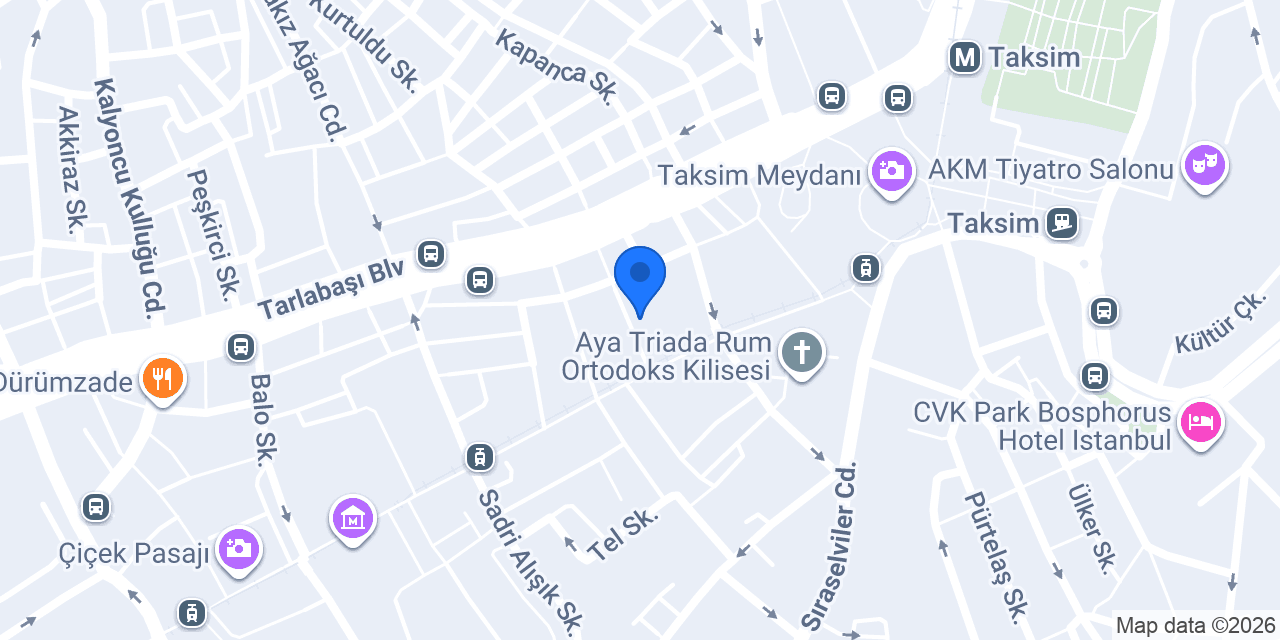 Kağıt Pub konumu