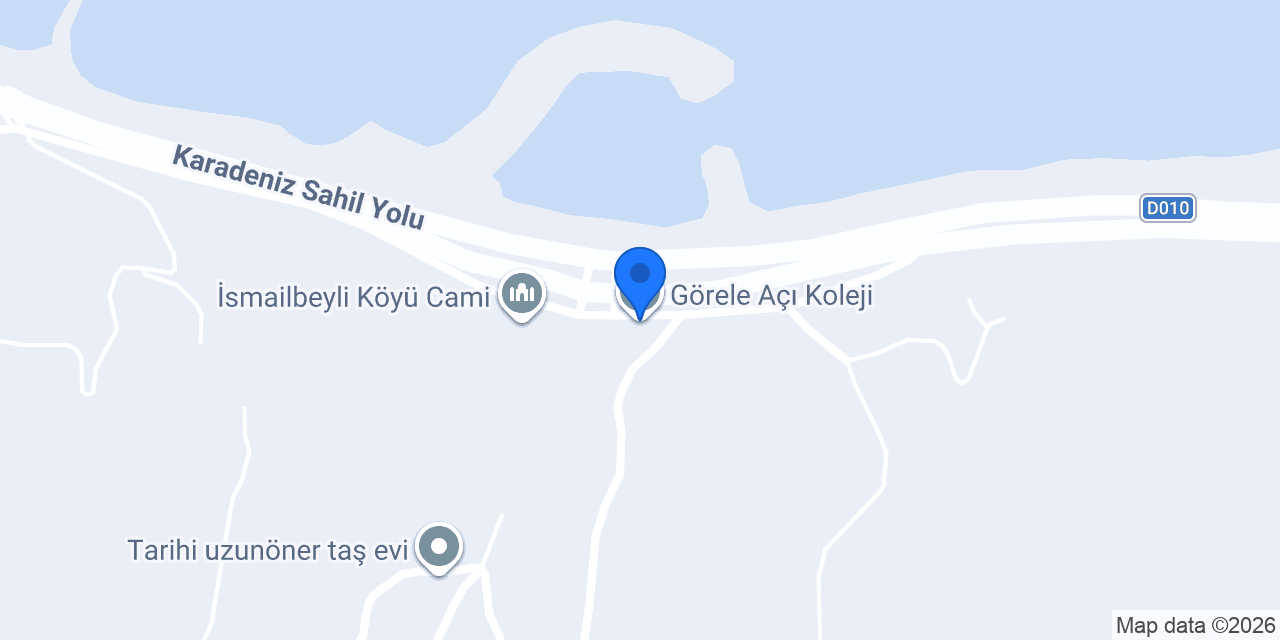 Görele Açı Koleji konumu