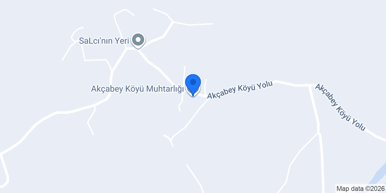 Akçabey Köyü Muhtarlığı konumu