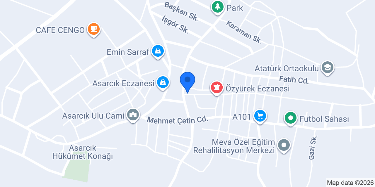 HAS BİNBİR ÇEŞİT konumu