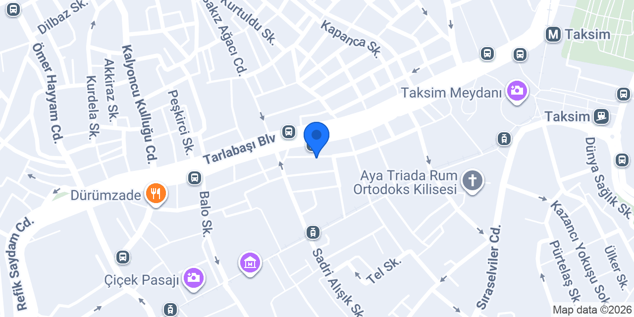 Taksim No 24 Pub konumu