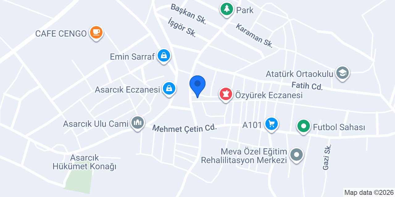 Ptt-asarcık Şubesi konumu