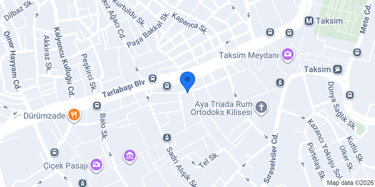 Üniversiteli Tekel konumu