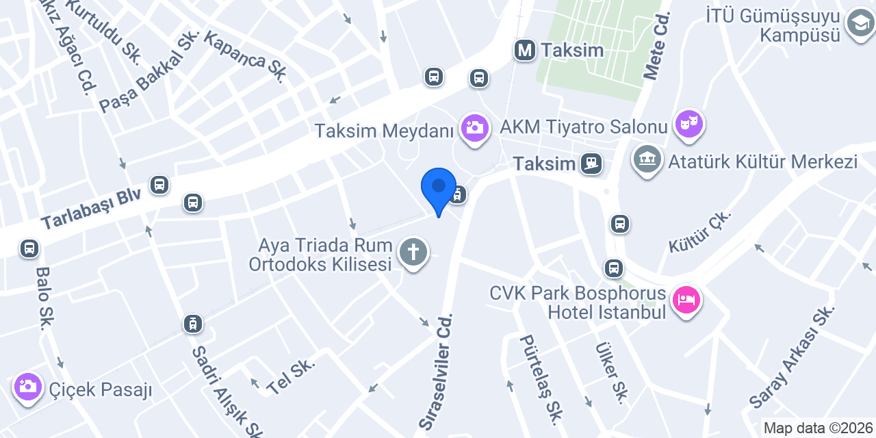 Fransa Vize Merkezi konumu