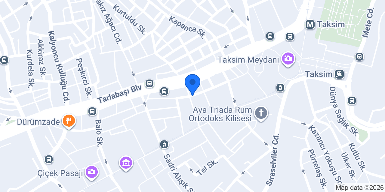 Cube Beyoğlu konumu