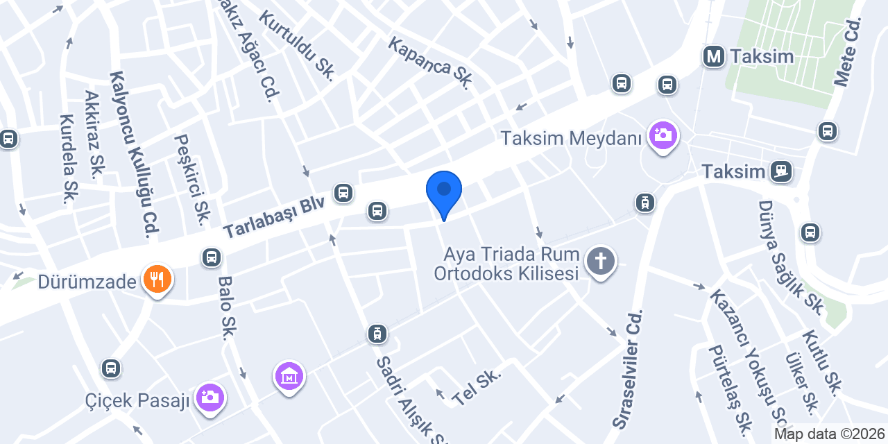 Jack Bar Beyoğlu konumu